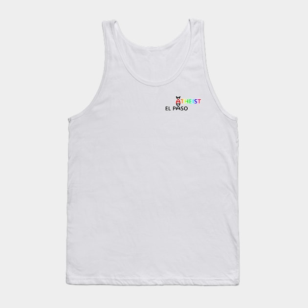 Atheist LBGTQ+ Logo -Pocket size Tank Top by EPAtheist